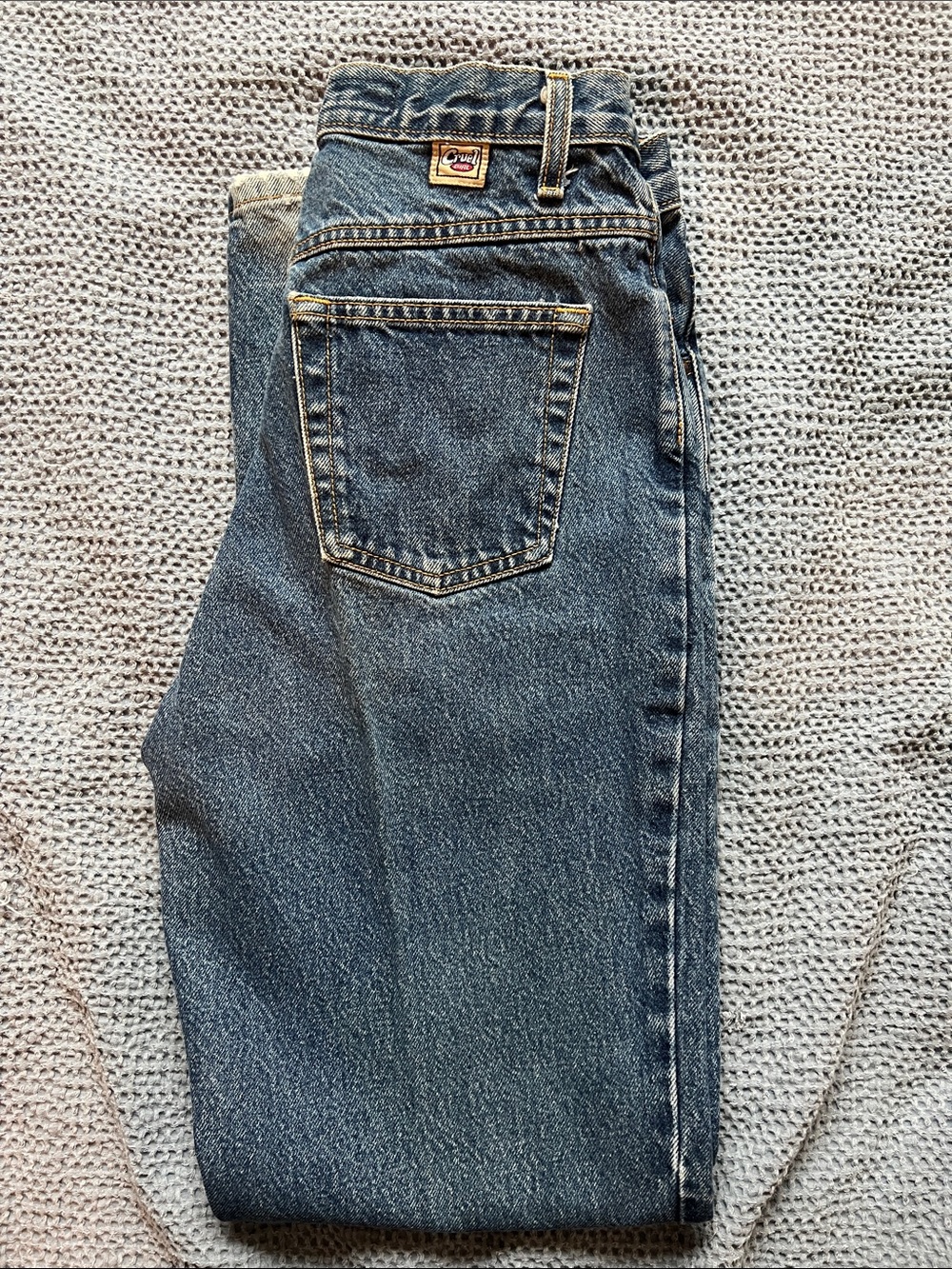 Cruel Girl Blue Vintage-Style Denim Jeans